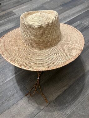 Straw Wide-Brim Kids Sun Hat - Natural